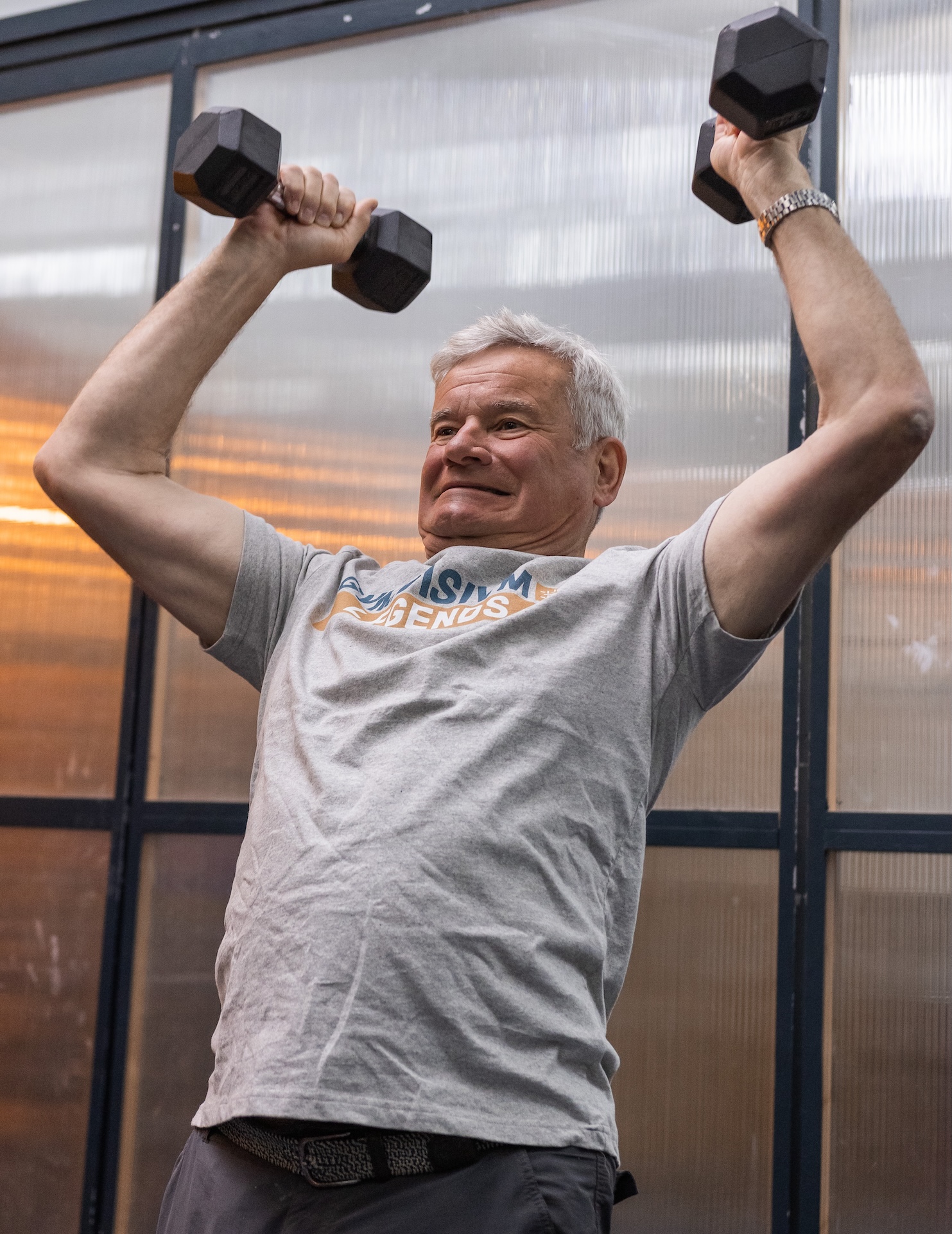 People of all ages pursuing growth, learning and physical capability