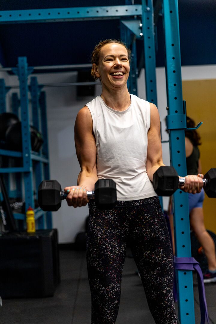 Women strength training building confidence and capability
